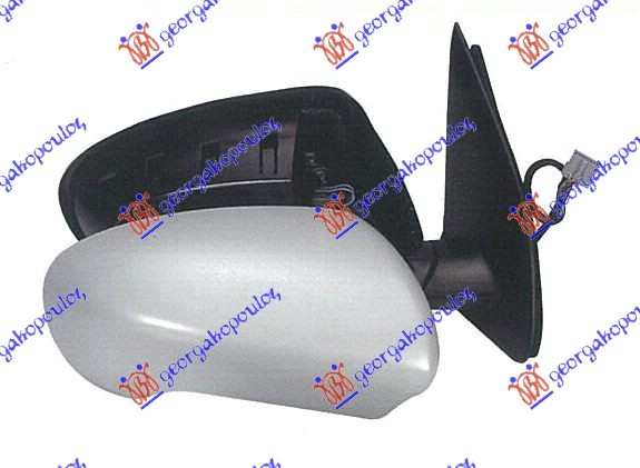 DOOR MIRROR ELECTRICAL HEATED FOLDABLE PRIMED (A QUALITY) (CONVEX GLASS)