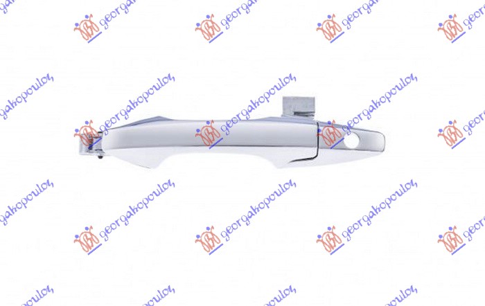 DOOR HANDLE FRONT OUTER CHROME