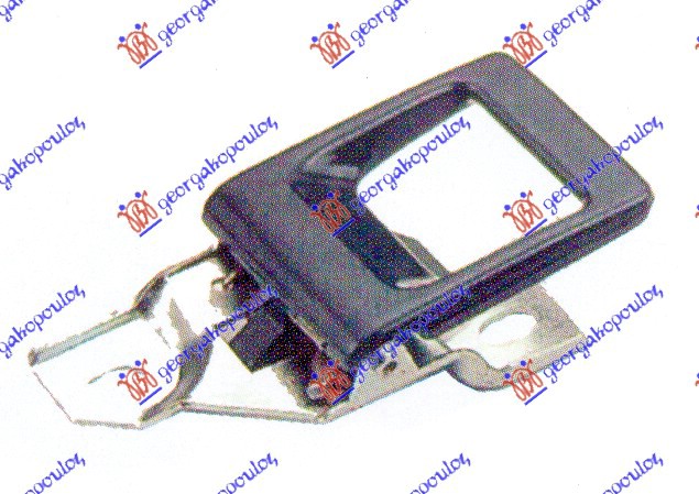DOOR HANDLE INNER FRONT BLACK