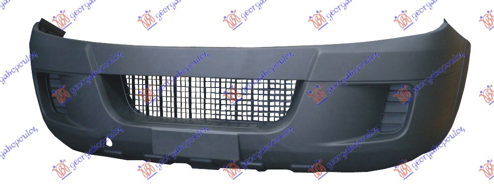 FRONT BUMPER -2009 MAT BLACK