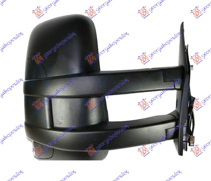 DOOR MIRROR MANUAL (W/SIDE LAMP) LONG (CONVEX GLASS)