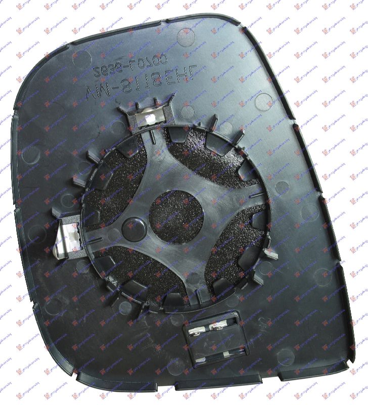 DOOR MIRROR GLASS HEATED 2012- (CONVEX GLASS)