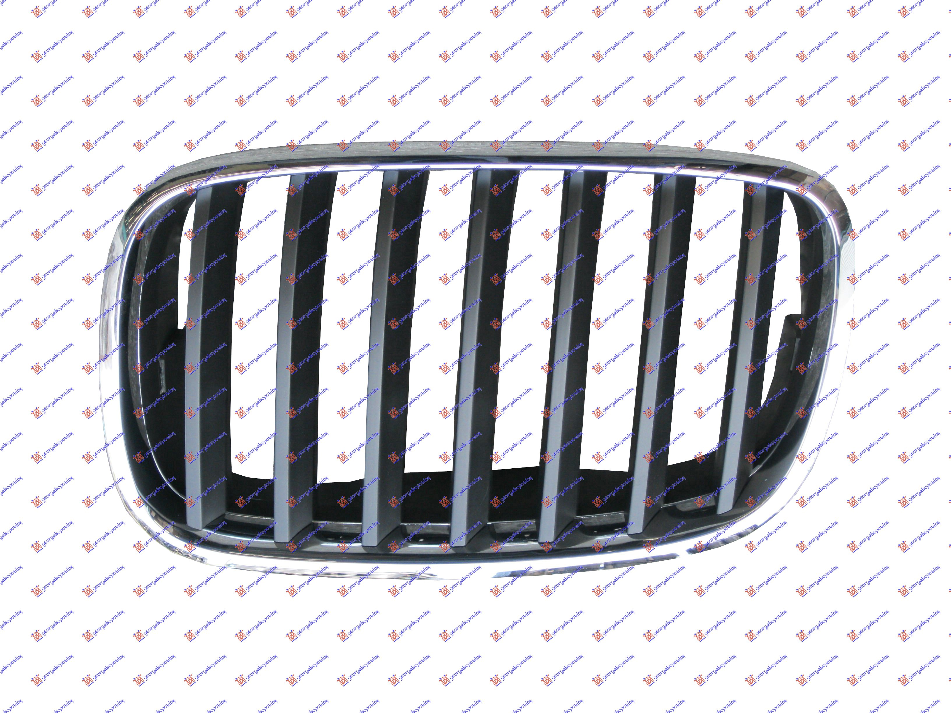 GRILLE SIDE PIECE CHROME/PRIMED BLACK