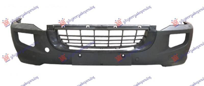 FRONT BUMPER (W/FOG LAMP HOLES) (W/6 PDC) (A QUALITY)