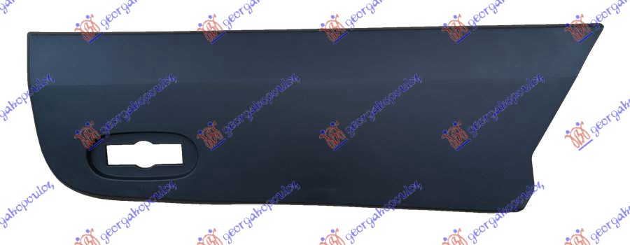 REAR FENDER MOULDING (REAR PART) (W/SIDE LAMP HOLE) (60X20CM)