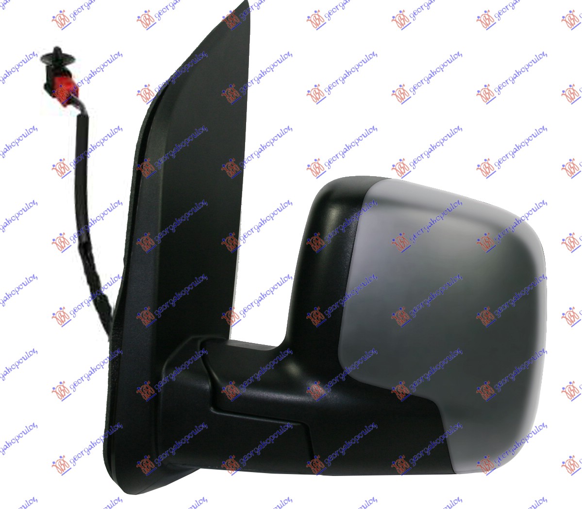 DOOR MIRROR ELECTRICAL HEATED PRIMED (CONVEX GLASS)
