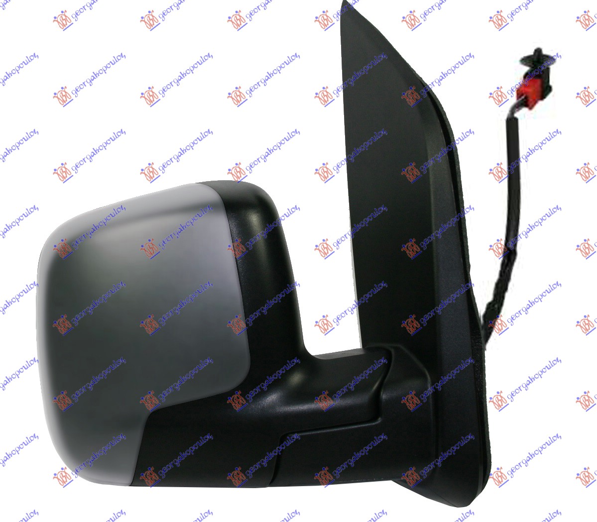 DOOR MIRROR HEATED PRIMED W/SENSOR (A QUALITY) (CONVEX GLASS)