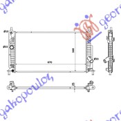 RADIATOR 2.2 DIESEL CiTD (670x365) (KOYO)