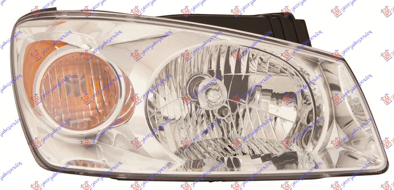 HEAD LAMP ELECTRICAL 4D (W/MOTOR) (DEPO)