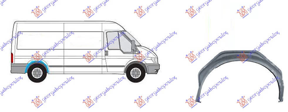 REAR WHEEL HOUSE OUTER