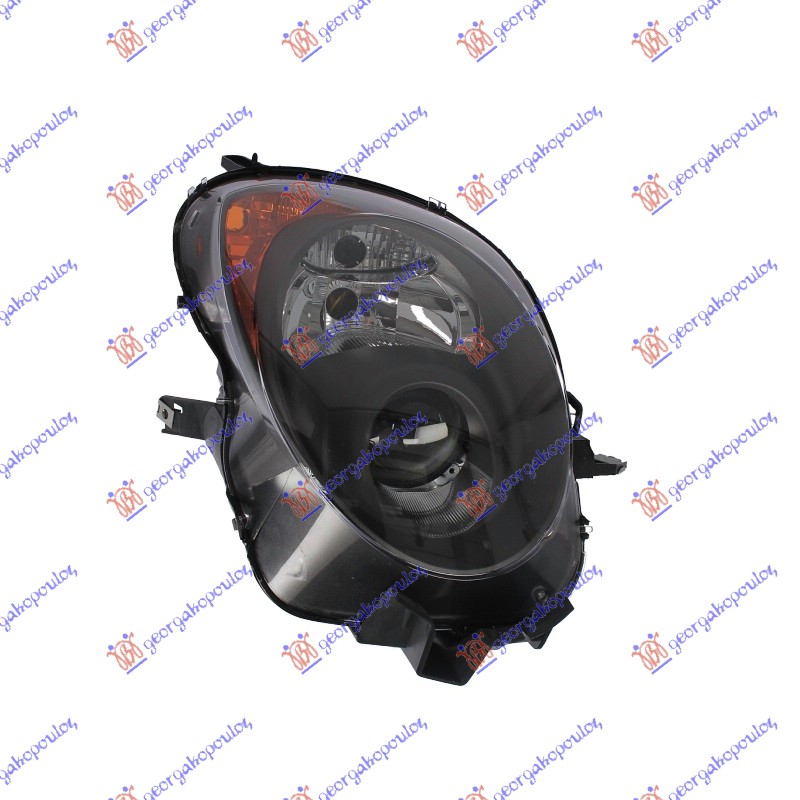 HEAD LAMP ELECTRICAL BLACK (DEPO)