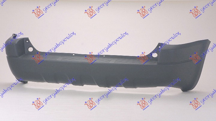 REAR BUMPER -2005 (W/O REFLECTOR HOLES)