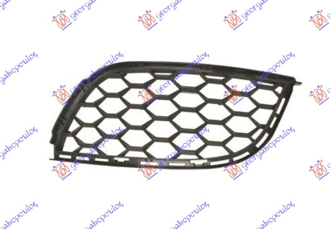 FRONT BUMPER GRILLE MIDDLE 2016- (ORIGINAL)