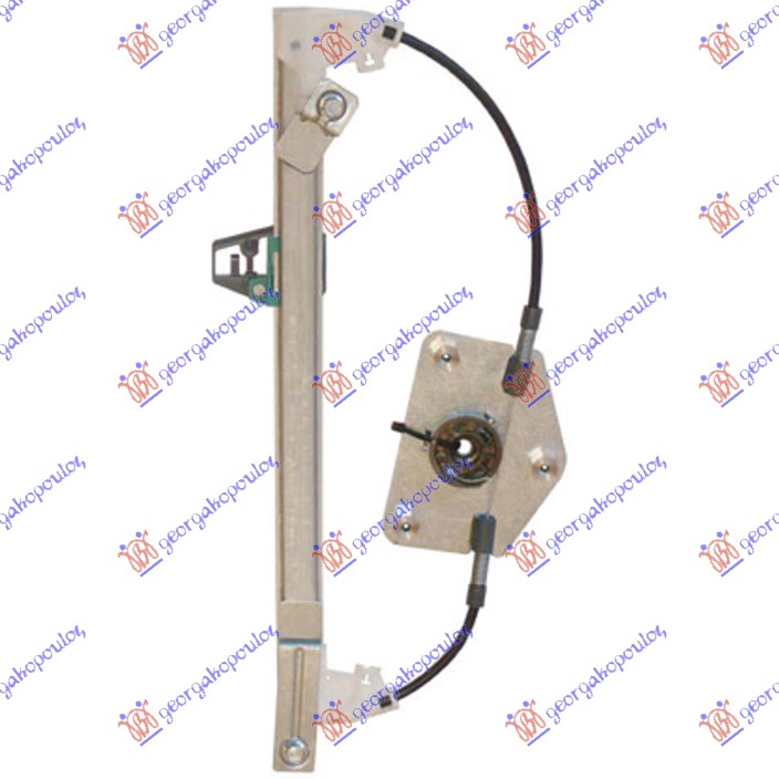 REAR WINDOW REGULATOR ELECTRICAL (W/O MOTOR)