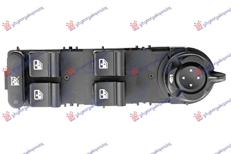 DOOR/MIRROR SWITCH FRONT (Quatern) (24pin) (MIR. FOLDABLE )