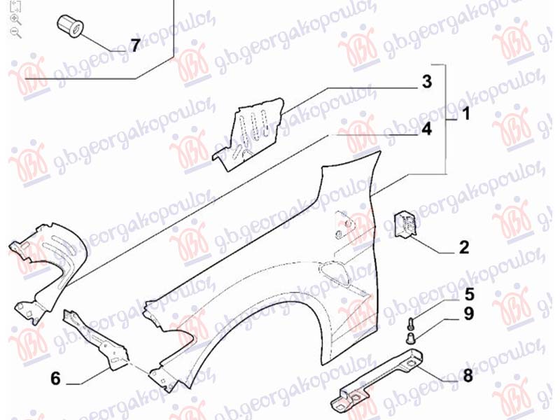 FRONT FENDER