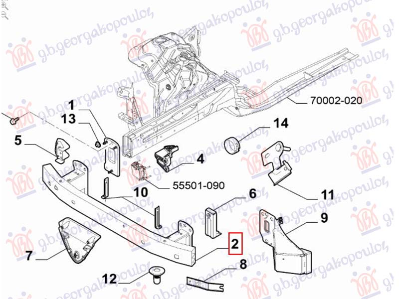 FRONT BUMPER REINFORCEMENT