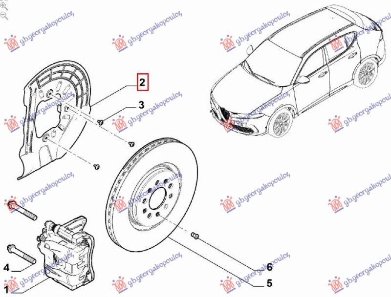 SPLASH PANEL BRAKE DISC FRONT (ORIGINAL)