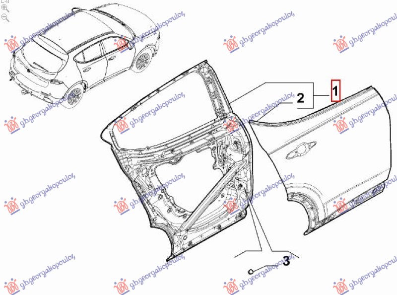 REAR DOOR (ORIGINAL)