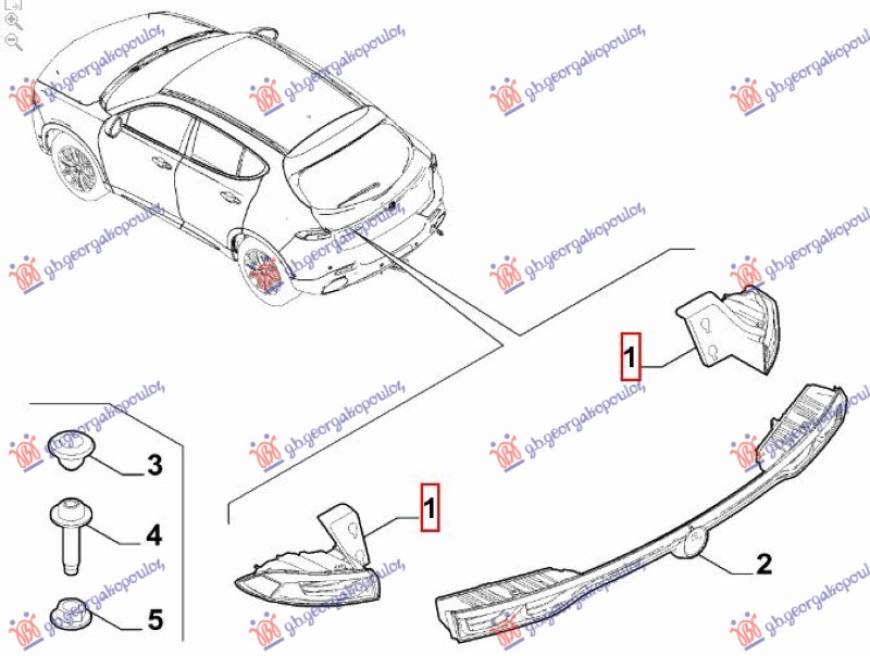 TAIL LAMP OUTER LED (ORIGINAL)