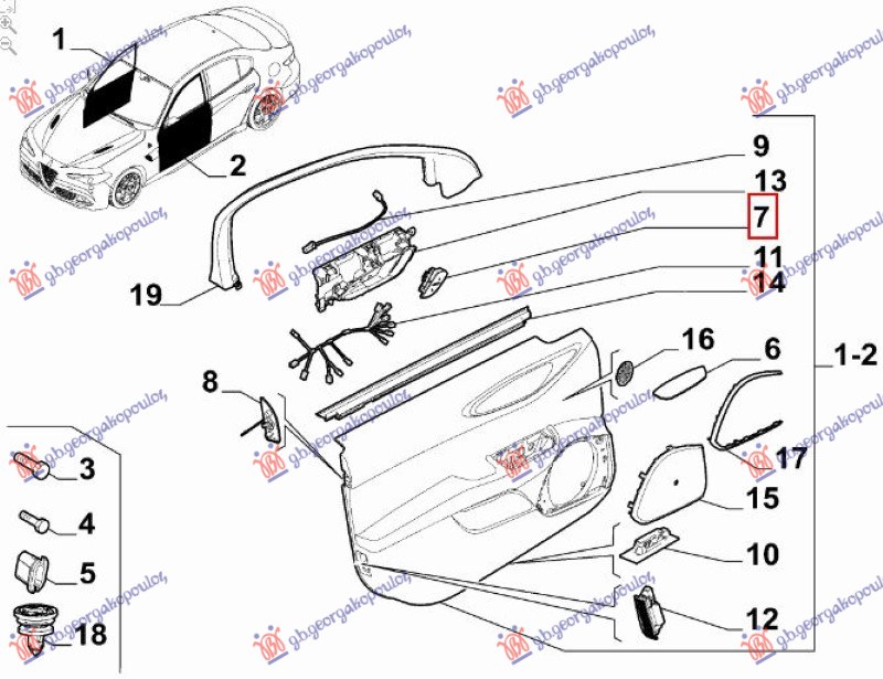 CENTRAL LOCKING SWITCH (ORIGINAL)