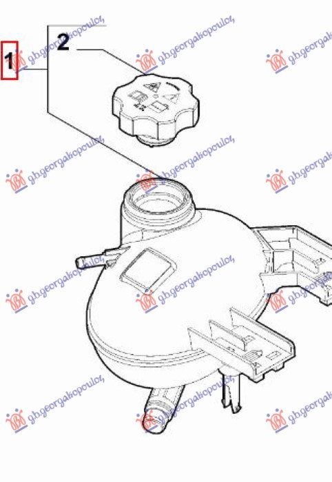 AUXILIARY TANK 1.3-1.5 HYBRID (ORIGINAL)