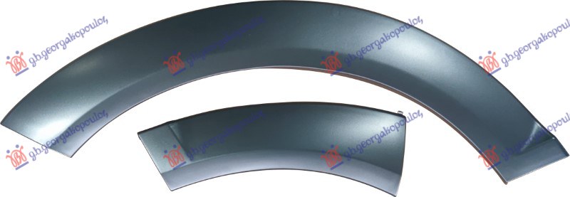 FRONT FENDER/BUMPER FLARE PRIMED (OFFROAD) (2PCS)
