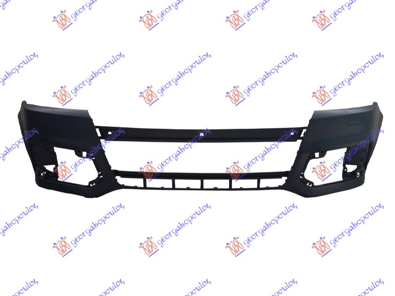 FRONT BUMPER PRIMED (W/WASHER HOLES)