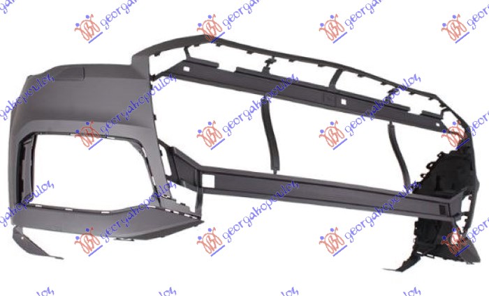 FRONT BUMPER PRIMED (W/WASHER HOLES)