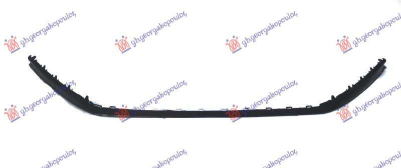 FRONT BUMPER MOULDING BLACK POLISHED (S-LINE/SQ7)
