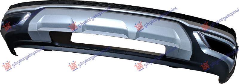 REAR BUMPER SPOILER SILVER (S-LINE/SQ7) (W/PDS)