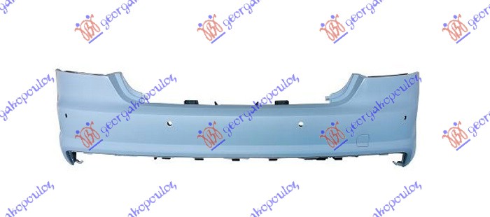 REAR BUMPER PRIMED (W/4 PDC)