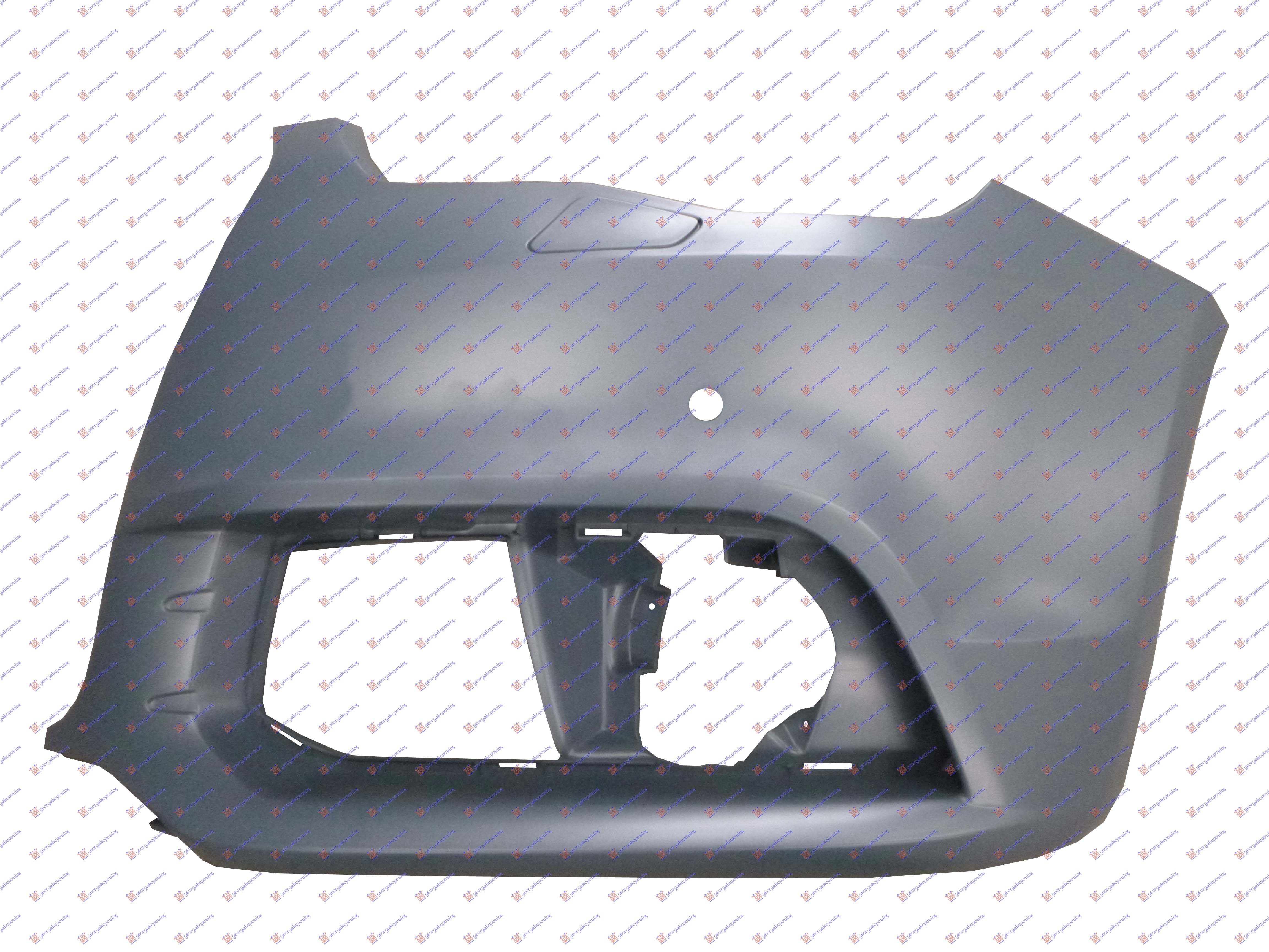 FRONT BUMPER SIDE PRIMED (W/1 PDC & WASHER HOLE)