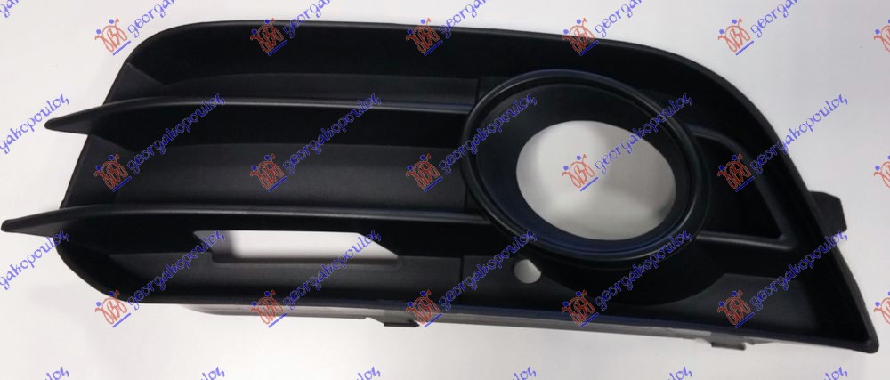 FRONT BUMPER GRILLE (W/ FOG LAMP HOLE) BLACK MOULDING