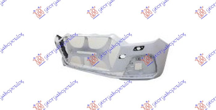 FRONT BUMPER PRIMED (W/WASHER HOLES)