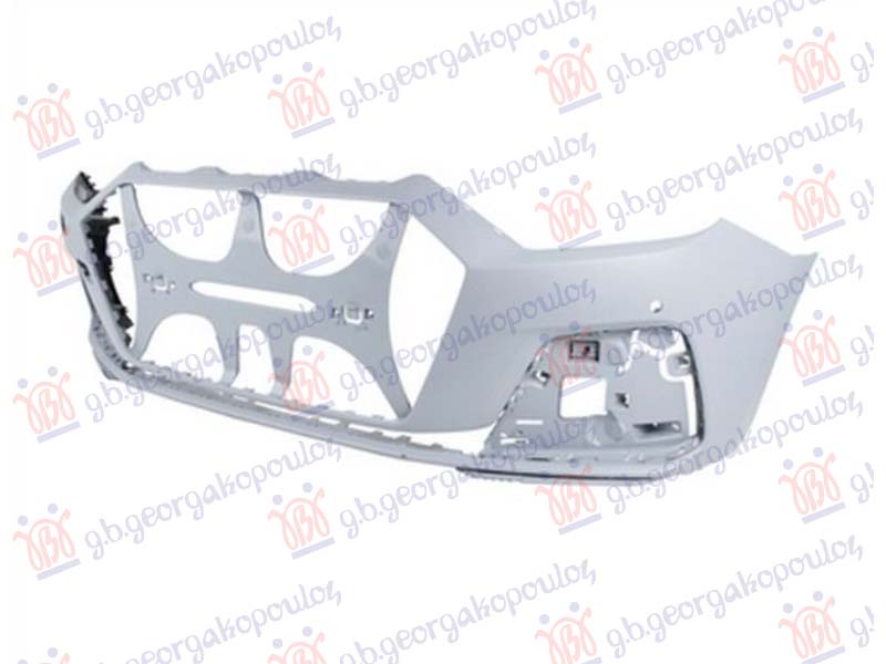 FRONT BUMPER PRIMED (W/2 PDC) (A QUALITY)