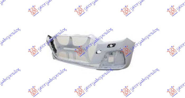 FRONT BUMPER PRIMED (W/2 PDC & WASHER HOLES)
