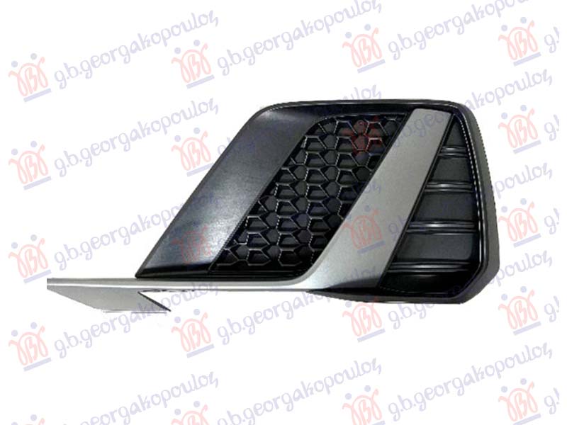FRONT BUMPER GRILLE (WITH SILVER MOULDING) (S-LINE)