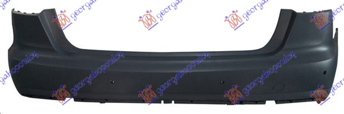 REAR BUMPER PRIMED (W/4 PDC) (CHINA)