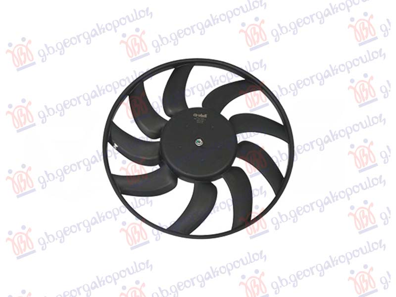 COOLING FAN PETROL-DIESEL (MOTOR+FAN)(LEFT)(380mm)(2pin)