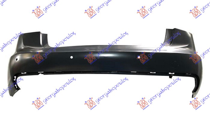 REAR BUMPER PRIMED SEDAN (W/4 PDC)
