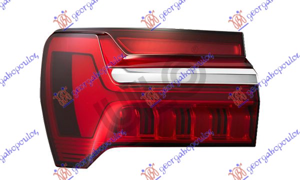 Stop exterior LED dinamic (cu bandă ornamentală cromată) (ULO)