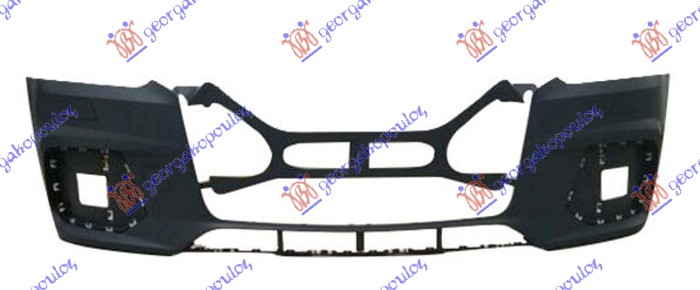 FRONT BUMPER PRIMED (W/WASHER HOLES)