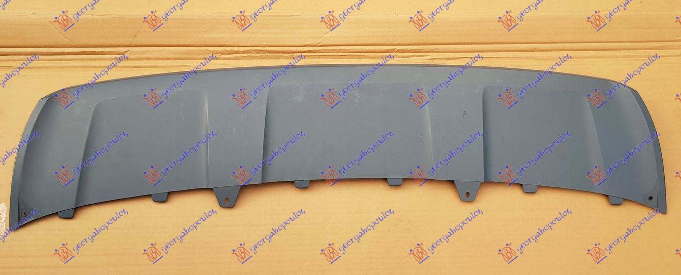 FRONT BUMPER MOULDING PLASTIC LOWER SILVER