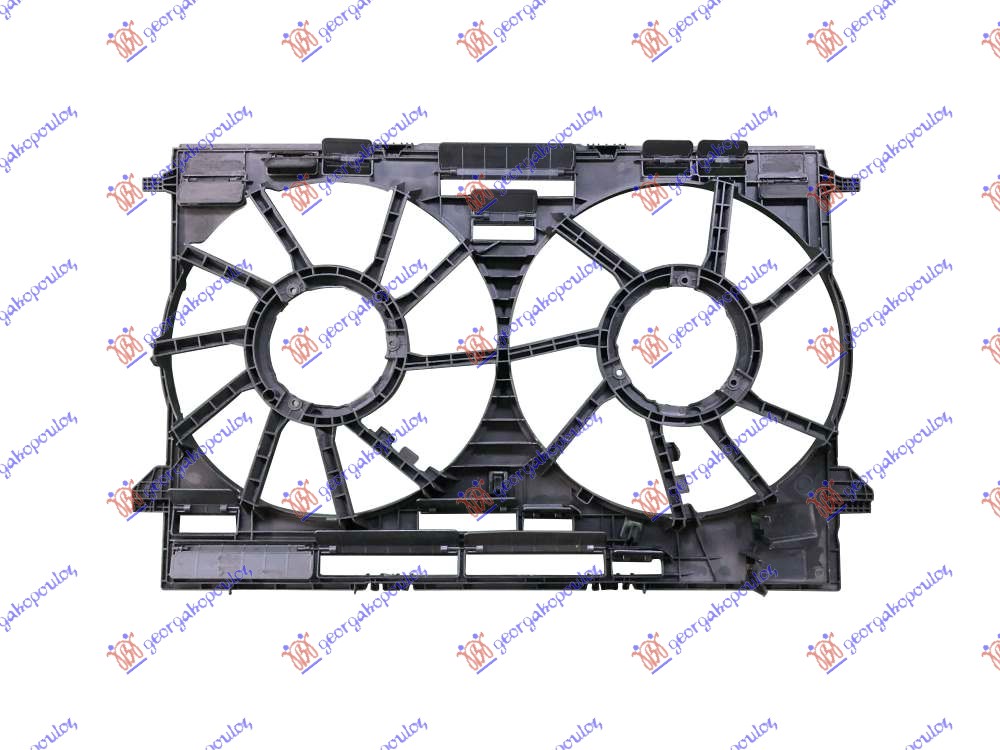 COOLING FAN SHROUD (DOUBLE) PETROL-DIESEL