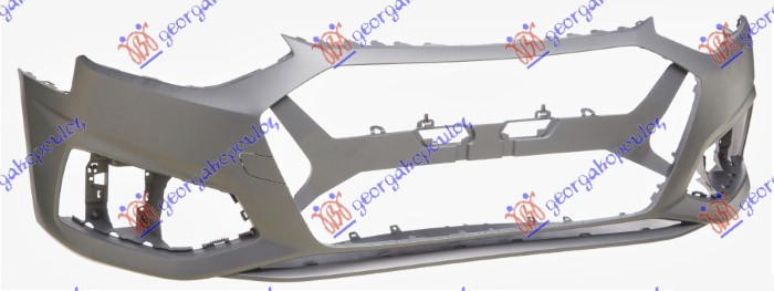 FRONT BUMPER PRIMED (W/CUTTING MARKS FOR PDC & WASHER HOLES) (A QUALITY)