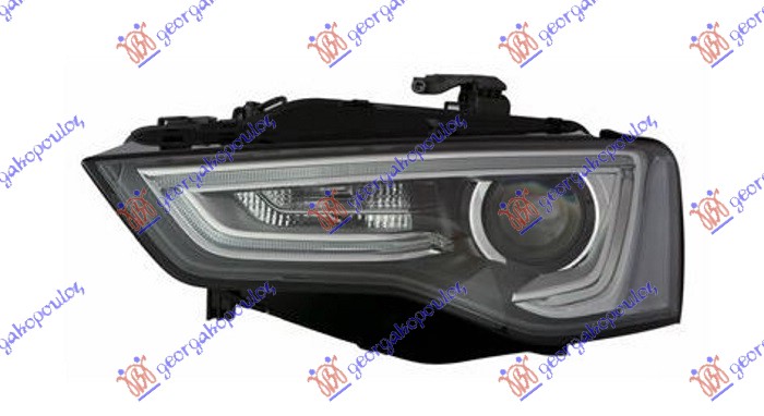 HEAD LAMP Bi-XENON BLACK W/LED DRL (TYC)