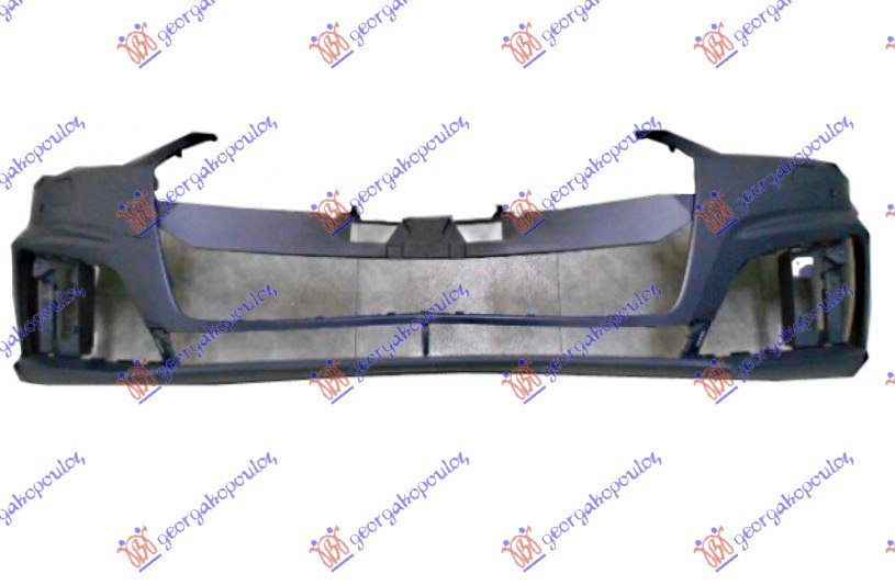 FRONT BUMPER PRIMED (S-LINE/S5) (W/2 PDC & WASHER HOLES)