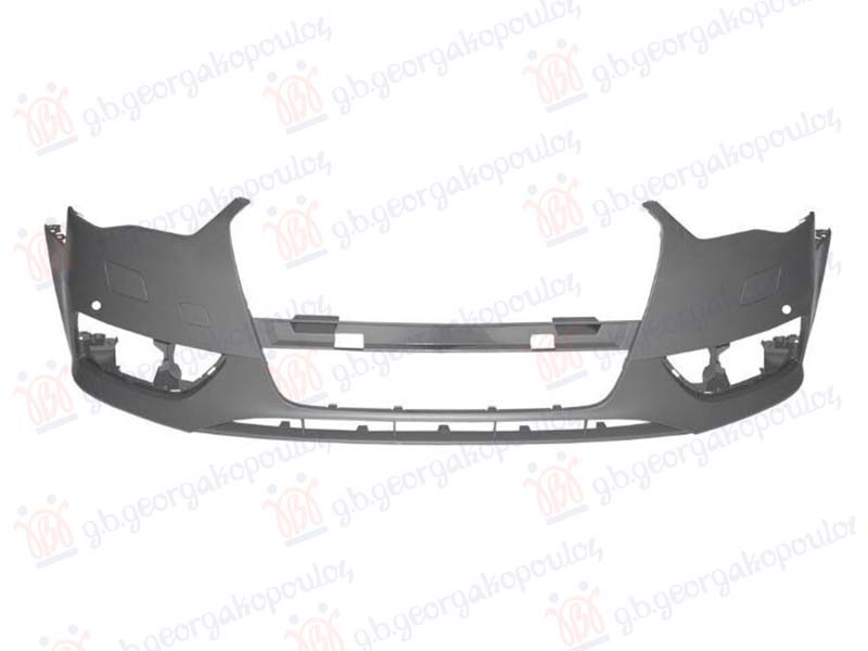 FRONT BUMPER PRIMED (W/WASHER HOLES) (W/2 PDC) (W/2 SIDE PDC CUTTING MARKS) (A QUALITY)