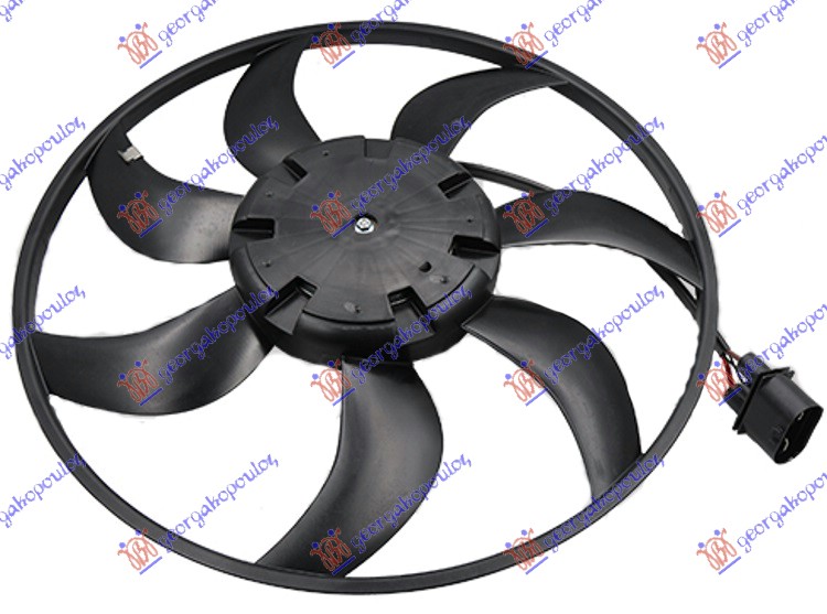 COOLING FAN (MOTOR+FAN) (445mm) (310w) (4pin)